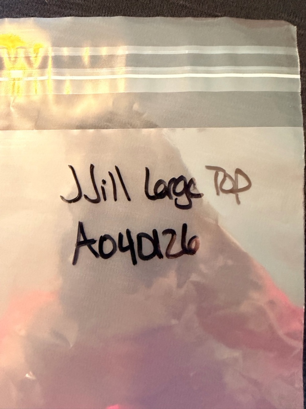 J Jill Pima Cotton Tee Womens Scoop Neck Elbow Sleeve Black Soft Basic Top L - Picture 8 of 8